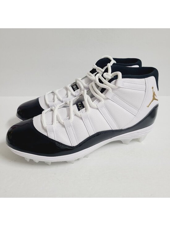 Nike Air Jordan 11 Mid TD Gratitude Concord Football Cleats FV5374-107 Size 13.5 main image 6